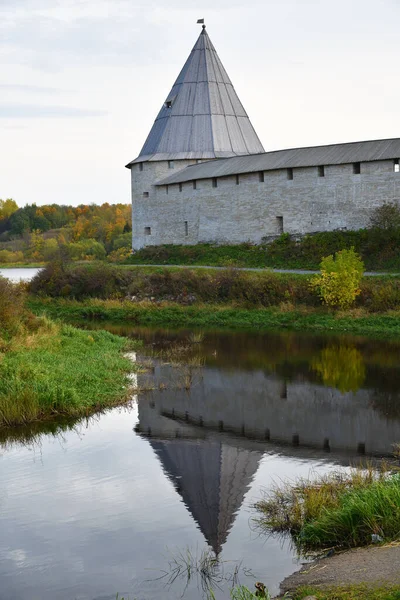 Starobylá Stará Pevnost Ladoga Nebo Pevnost Ladoga Známá Také Jako — Stock fotografie