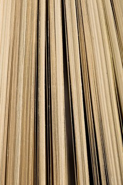 Eğitim ve bilgelik kavramı - Kitap sayfalarının Macro görünümü