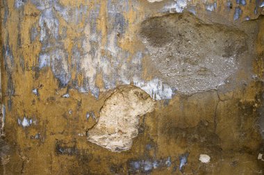 Eski hasarlı grunge duvar arkaplanı veya dokusu