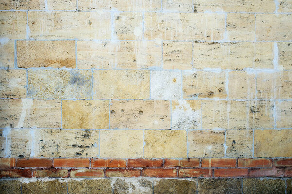 Старый поврежденный фон или текстура стены гранжа