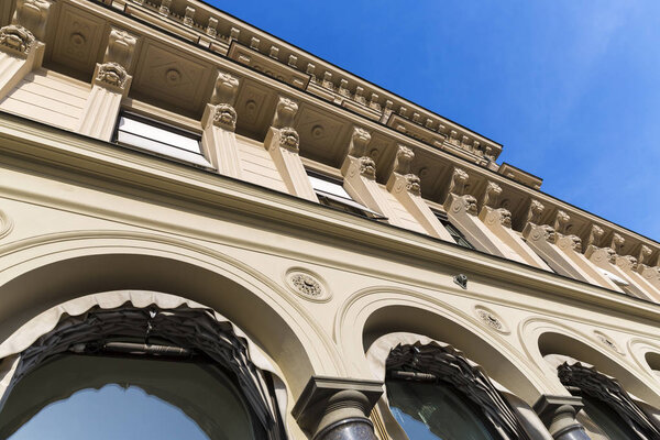 Facade of a building in Stockholm