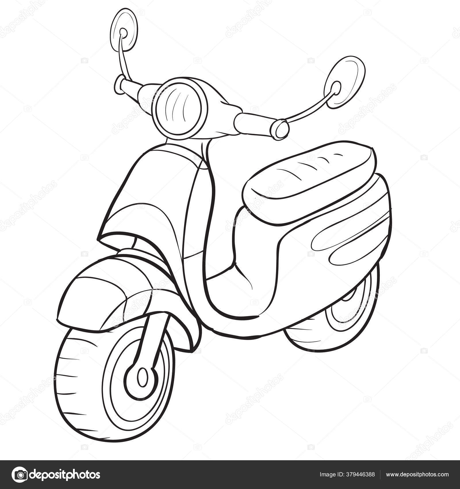 Colorir livro moto raça personagem dos desenhos animados imagem