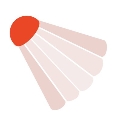 Badminton topu ikon vektörü. Çizgi badminton sembolü. Modayı takip eden düz tabela tasarımı. Web sitesi ve mobil uygulama için ince doğrusal grafik piktogram. Logo illüstrasyonu.
