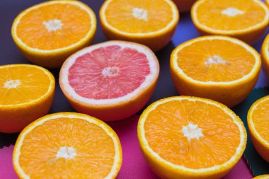 renk doku kesilmiş portakal