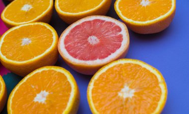 renk doku kesilmiş portakal