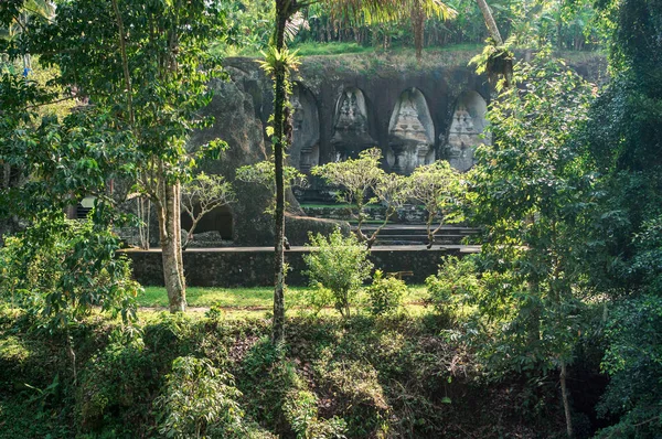 Weergave Van Gunung Kawi Grotten Van Tropisch Woud Gunung Kawi — Stockfoto