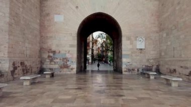 İspanya, Valencia 'daki ünlü Serrans Kuleleri