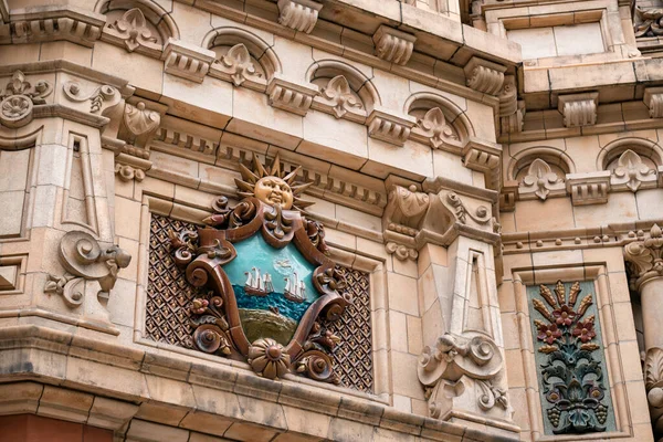 Buenos Aires Argentina November 2017 Water Company Palace Building Ceramic — Stock Photo, Image