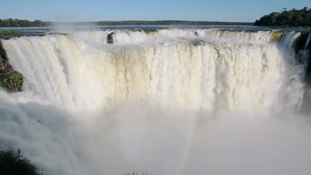 Iguazu Waterfalls time lapse — Stock Video