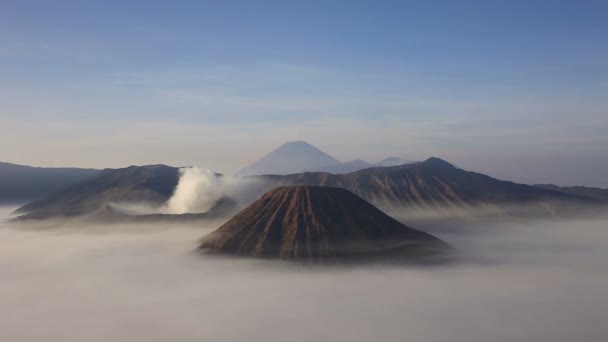 Vulcão Bromo timelapse, Indonésia — Vídeo de Stock