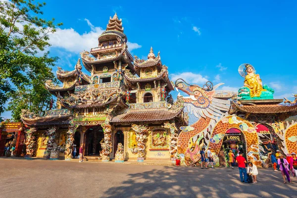 Linh Phuoc Pagoda Chai Pagoda Буддийский Храм Дракона Городе Далат — стоковое фото