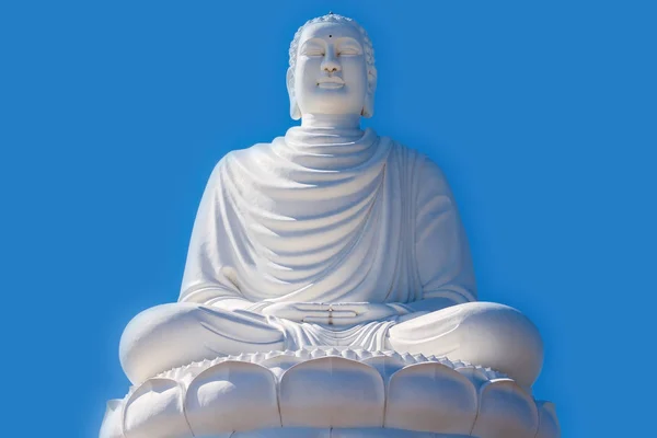 Big Buddha Statyn Long Son Pagoda Eller Chua Lång Son — Stockfoto