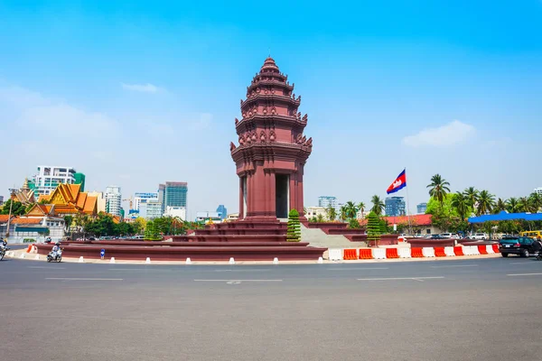 Independence Monument Nebo Vimean Ekareach Městě Phnom Penh Hlavním Městě — Stock fotografie