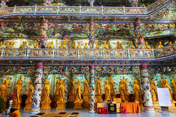 Dalat Vietnam Marzo 2018 Linh Phuoc Pagoda Chai Pagoda Templo — Foto de Stock
