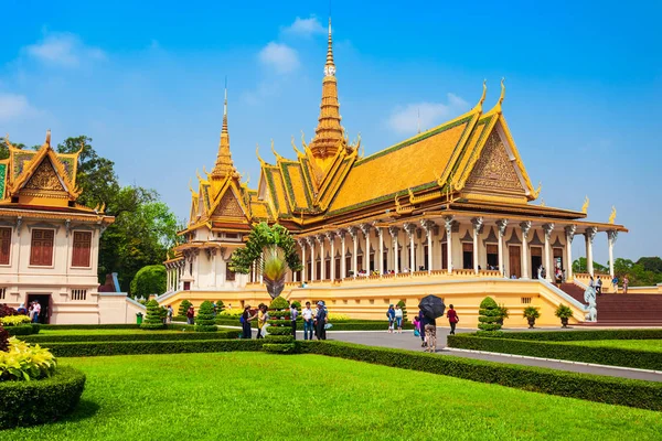 Phnom Penh Kambodža Března 2018 Královský Palác Královská Rezidence Krále — Stock fotografie