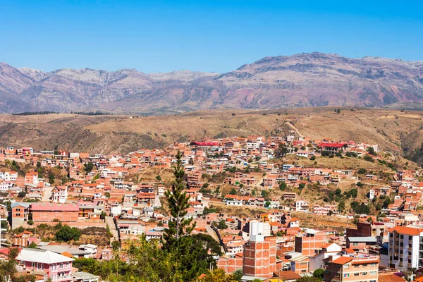 Recoleta 수도원 관점에서 볼리비아 수크레 — 스톡 사진