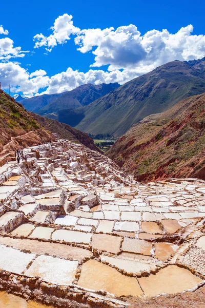 Salinas Maras Mina Sal Cerca Cusco Perú — Foto de Stock