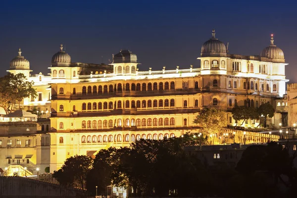 Городской Дворец Удайпур Раджастане Один Крупнейших Туристических Центров Индии — стоковое фото