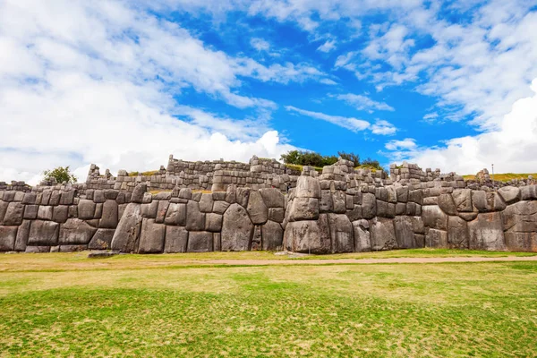 Saksaywaman Den Historiska Huvudstaden Inkariket Cusco Peru — Stockfoto