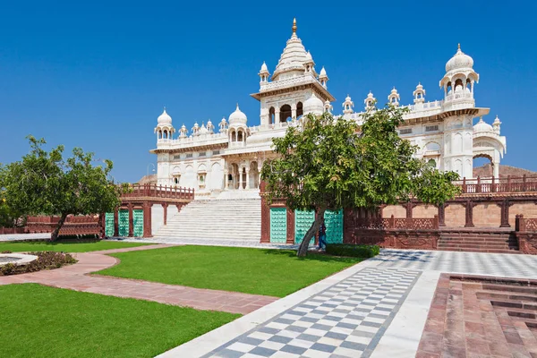 Mausoleo Jaswant Thada Jodhpur Rajastán India —  Fotos de Stock