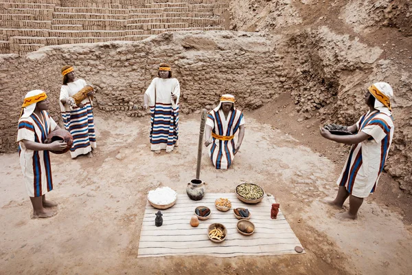 ペルー 2015 プクヤーナ史跡はペルー リマのミラフロレス地区に位置する偉大な Adobe および粘土のピラミッド — ストック写真