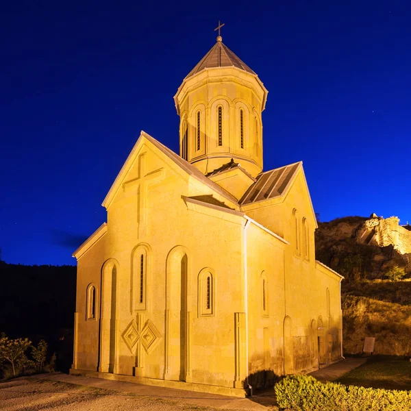Sioni Собор Заході Сонця Собор Грузинської Православної Тбілісі Столиці Грузії — стокове фото