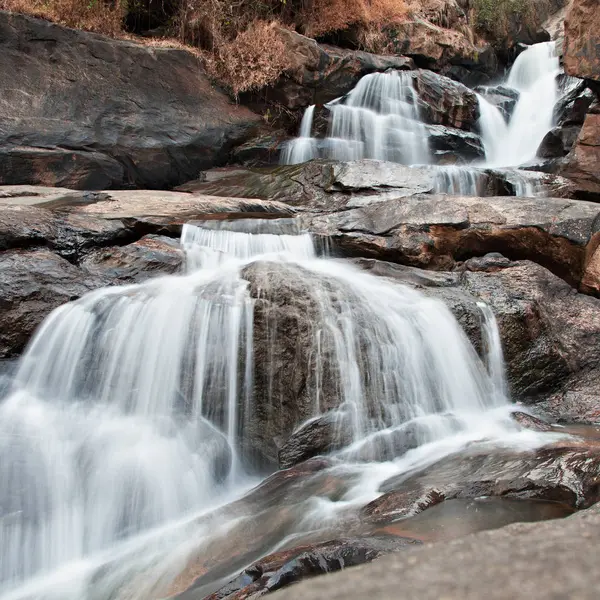 Athukadu Wasserfall Munnar Karnataka Staat Indien — Stockfoto