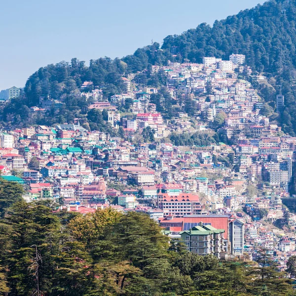 Shimla Aerial View Capital City Indian State Himachal Pradesh Located — Stock Photo, Image