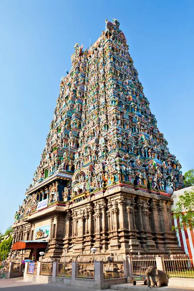 Tempio Menakshi Madurai Tamil Nadu India — Foto Stock