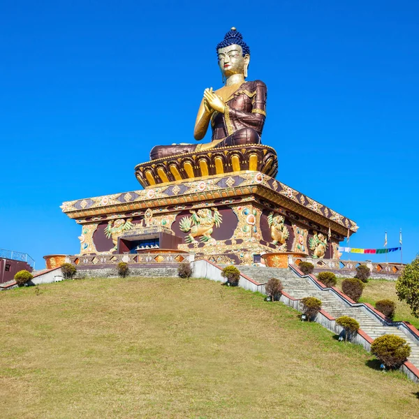 130 Pies Altura Estatua Del Buda Encuentra Buddha Park Ravangla —  Fotos de Stock