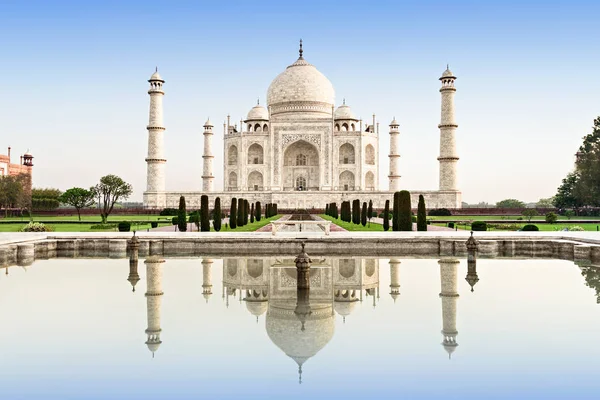 Taj Mahal Wschód Światło Agra Indie — Zdjęcie stockowe