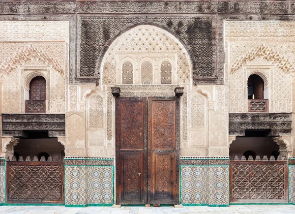 Bou Inania Madrasa Madrasa Fes Marocko Madrasa Bou Inania Erkänt — Stockfoto