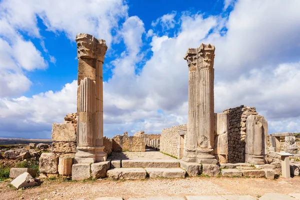 Volubilis Meknes Fas Yakınındaki Volubilis Bir Harap Amazigh Meknes Unesco — Stok fotoğraf