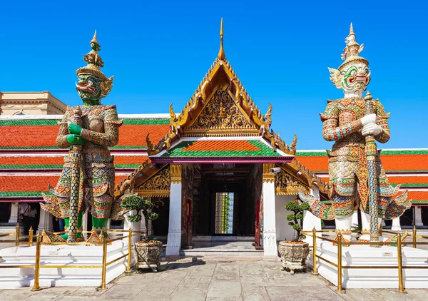 Thotsakhirithon Reus Demonen Bewaken Een Uitgang Van Wat Phra Kaew — Stockfoto