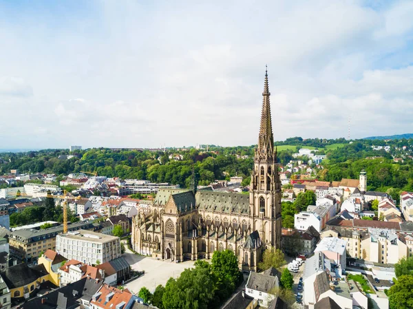 Yeni Bir Katedral Saf Gebeliğin Katedrali Mary Kilisesi Panoramik Manzarası — Stok fotoğraf