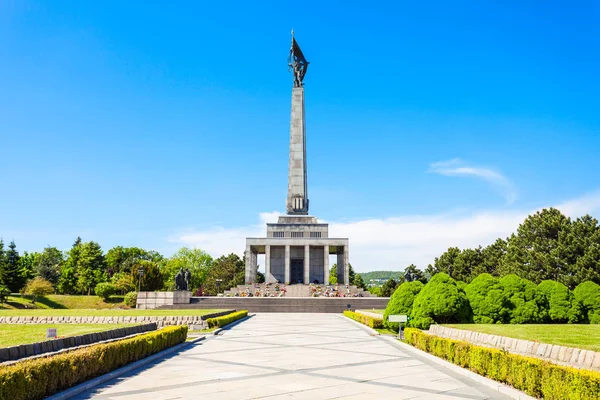 Slavin War Memorial Monument Military Cemetery Bratislava Slovakia Slavin War — Stock Photo, Image