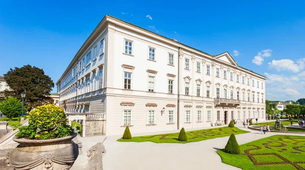 Pałac Mirabell Lub Schloss Mirabell Jest Zabytkowym Budynku Mieście Salzburg — Zdjęcie stockowe