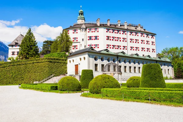 Ambras Castle Schloss Ambras Innsbruck Est Château Palais Situé Innsbruck — Photo