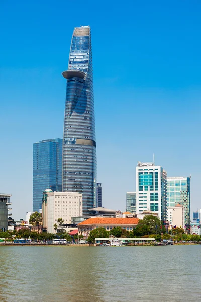 Chi Minh Stad Skyline Antenn Panoramautsikt Chi Minh Den Största — Stockfoto