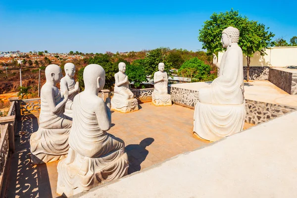 Buda Heykelleri Buu Oğlu Budist Tapınağı Nda Poshanu Veya Sanane — Stok fotoğraf