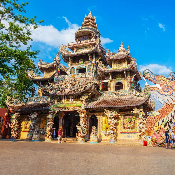 Linh Phuoc Pagoda Chai Pagoda Буддийский Храм Дракона Городе Далат — стоковое фото