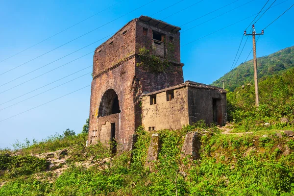 Old Buildings Hai Van Quan Pass Danang City Vietnam — Stock Photo, Image