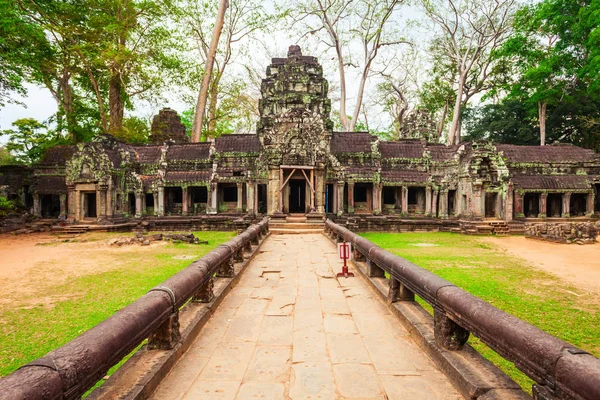 Prohm Sejtelmes Épületegyüttese Csilla Taprohm Templom Angkor Siem Reap Kambodzsa — Stock Fotó