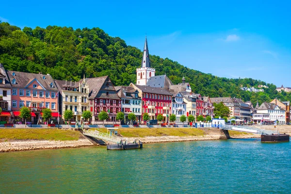 Sankt Goar Town West Bank Middle Rhine Germany — Stock Photo, Image