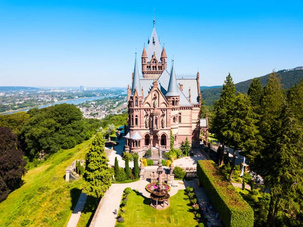 Château Schloss Drachenburg Est Palais Konigswinter Sur Rhin Près Ville — Photo