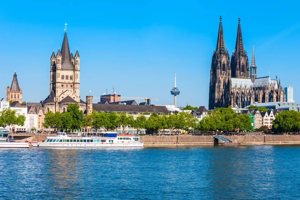 Cologne Cathedral Great Saint Martin Church Romanesque Catholic Church Cologne — Stock Photo, Image