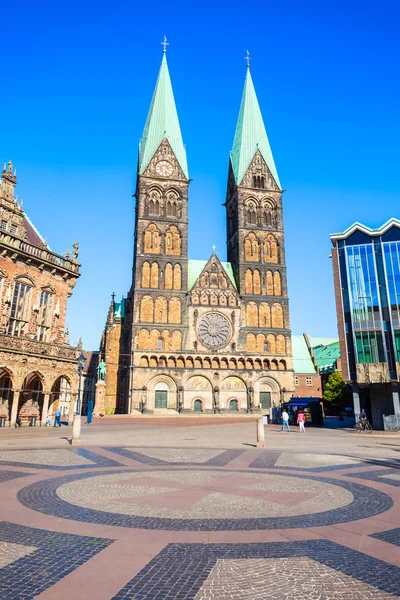 Bremen Kathedraal Bremer Dom Een Kerk Gewijd Aan Peter Het — Stockfoto