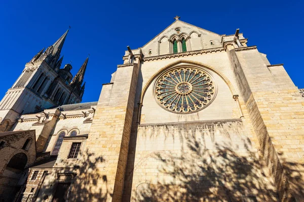 Catedral Angers Sede Diocese Angers França — Fotografia de Stock