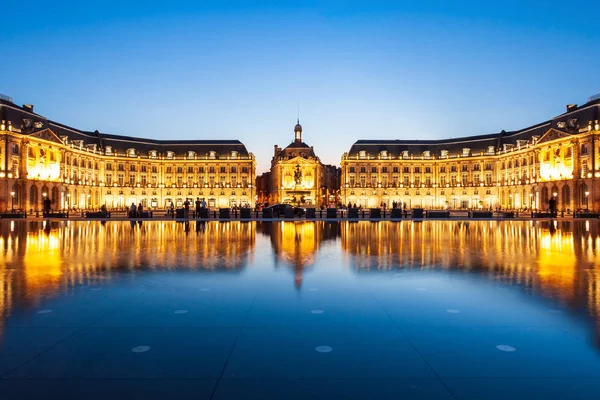 Place Bourse Square Bordeaux City France — Stock Photo, Image