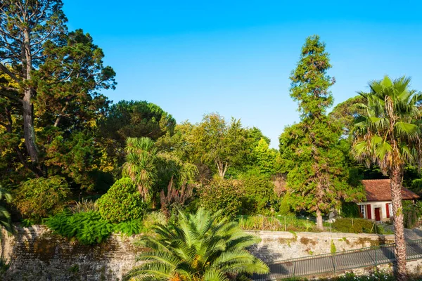 Jardin Botanique Bayonne Des Remparts 프랑스의 마을에 식물원이다 — 스톡 사진